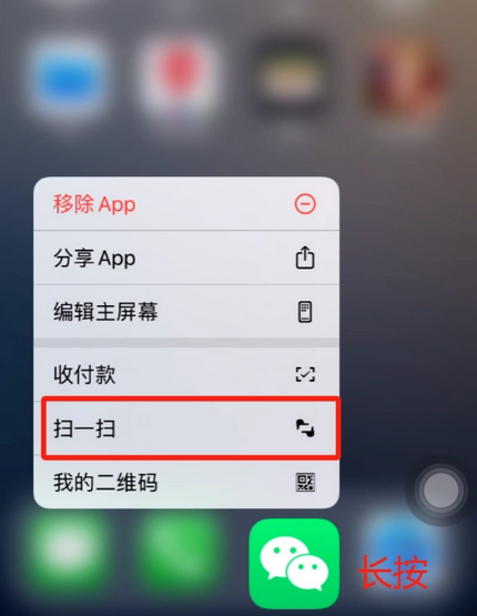 高明苹果手机维修分享iPhone 15如何快速打开扫一扫 