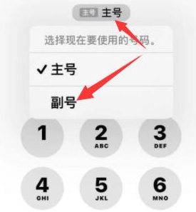 高明苹果14维修店分享iPhone 14 Pro Max使用副卡打电话的方法 