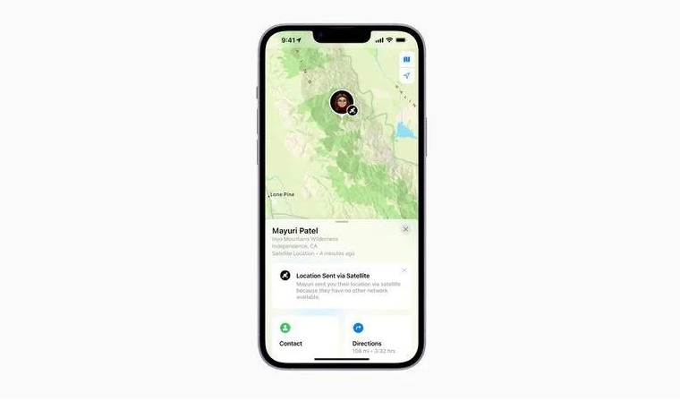 高明苹果14维修分享iPhone14系列中 FindMy功能通过卫星分享位置方法教程 